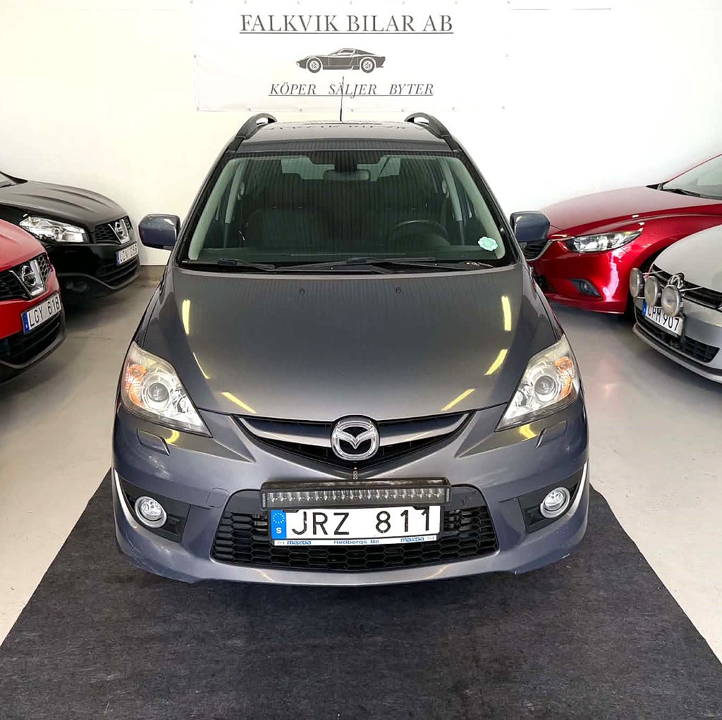 Mazda 5 2.0 MZR Sport // Nybes // Nyservad // 7-Sits 