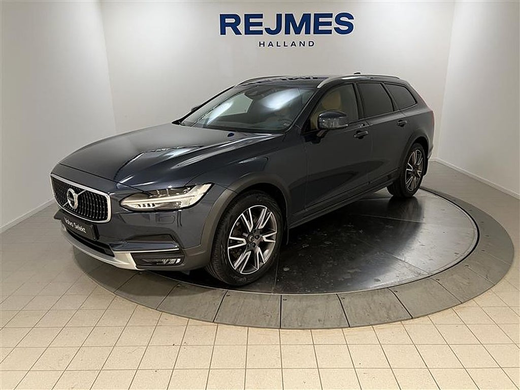 Volvo V90 Cross Country T5 AWD Adv Edt |Drag |360° |HUD | Navi |Läder |Elstol |Mörkton