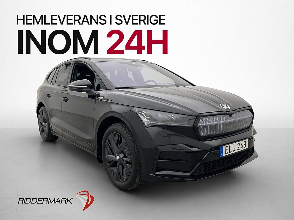 Skoda Enyaq 299hk RS Drag 360° HUD Canton Crystal Face MOMS