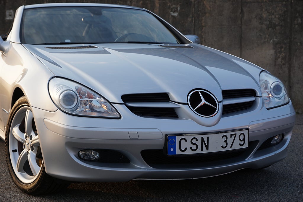 Mercedes-Benz SLK 200 Kompressor 163hk Cabriolet|Låga Mil|2-Ägare|