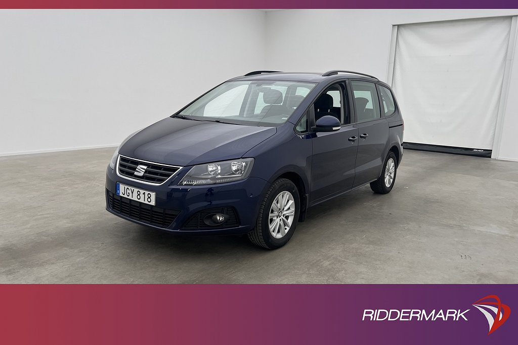 Seat Alhambra 1.4 TSI 150hk 7-Sits P-Värm Eldörr Kamera Drag