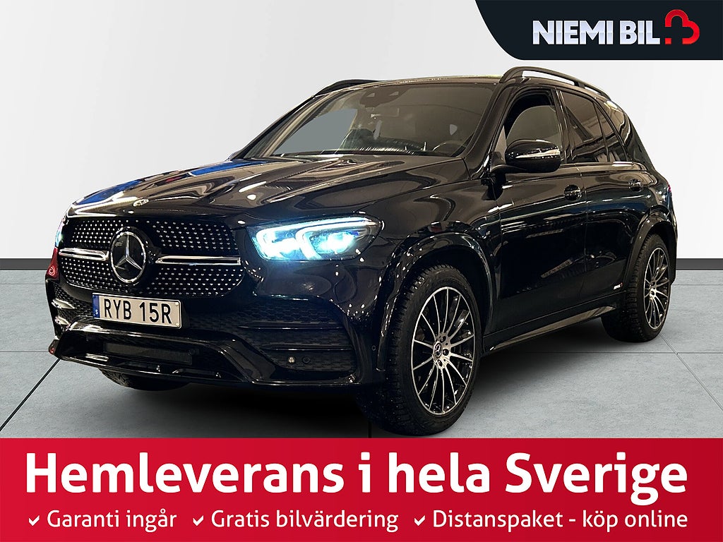 Mercedes-Benz GLE 350 de 4M 9G AMG Drag/Värmare/Burmester/Ad.Fhållare/SoV/Navi