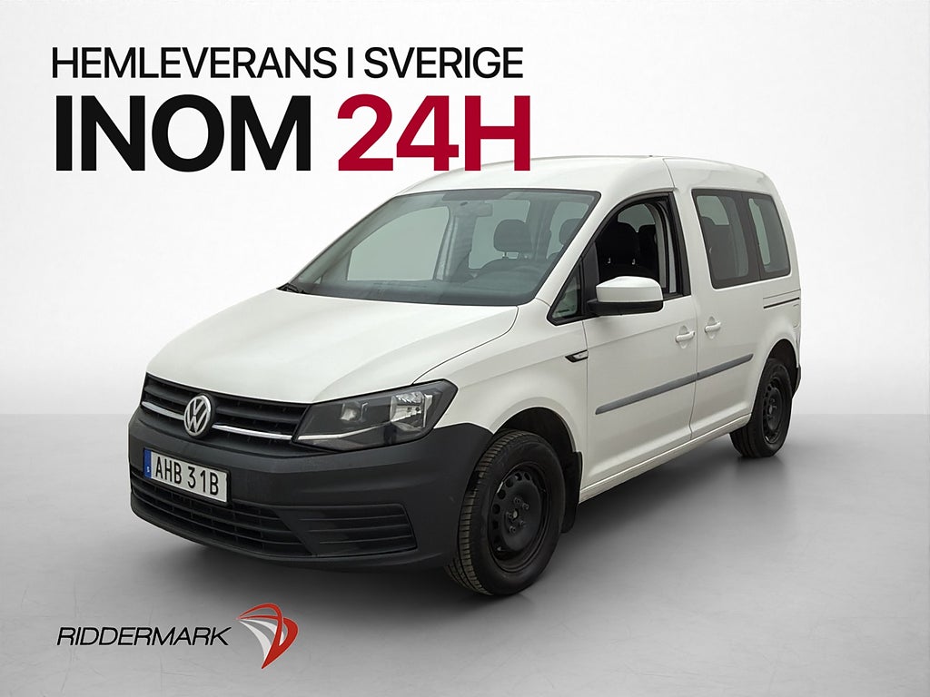 Volkswagen Caddy Farthållare Drag 7-Sits Moms 1-Brukare