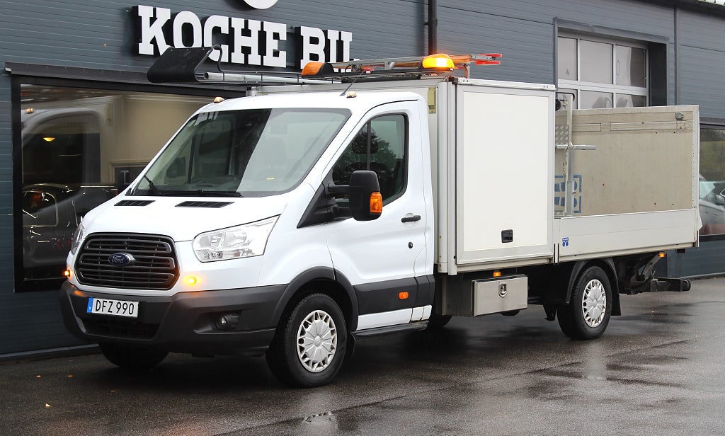 Ford Transit 350 Chassi Cab 2.2 TDCi RWD, BG-lyft, Skåp, APV-skylt