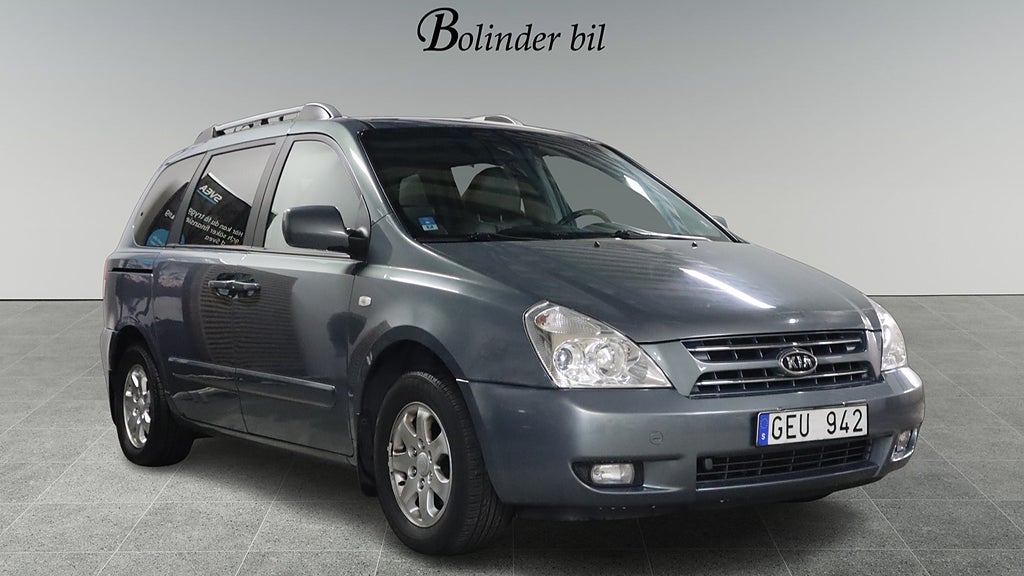 Kia Carnival 2.7 V6 DRAGKROK LÅGMIL KAMREMBYTT SKINNSÄTEN