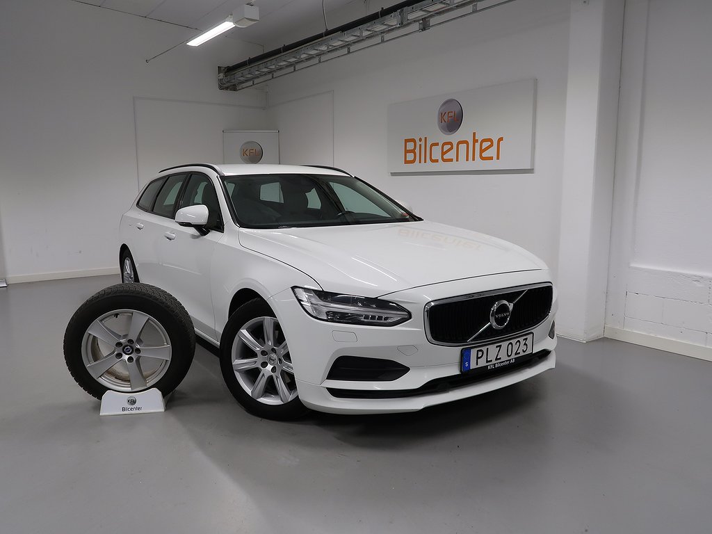 Volvo V90 D4 AWD V-Däck ingår Drag-Värmare-VoC-Carplay-Pilot-AdaptivFH-BT