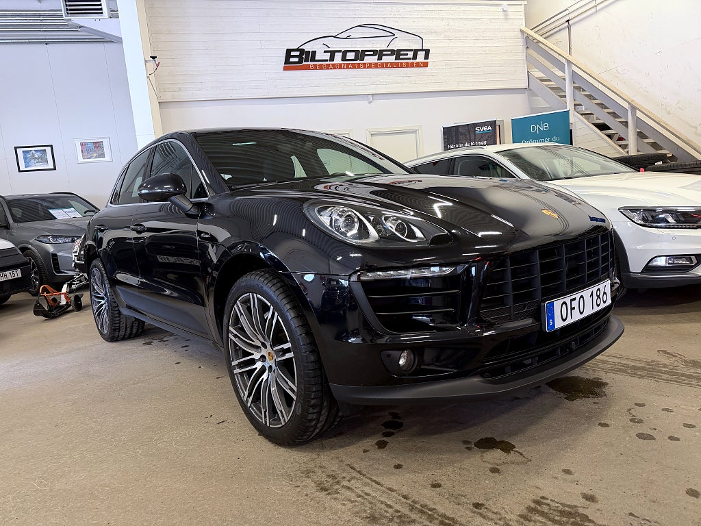 Porsche Macan S Diesel PDK 258 hk 21" Sport Chrono / Värmare / Pano
