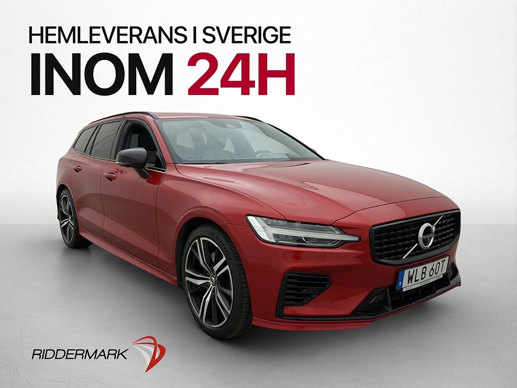 Volvo V60 T8 AWD R-Design Värmare Drag Pano H/K 360° Head-Up