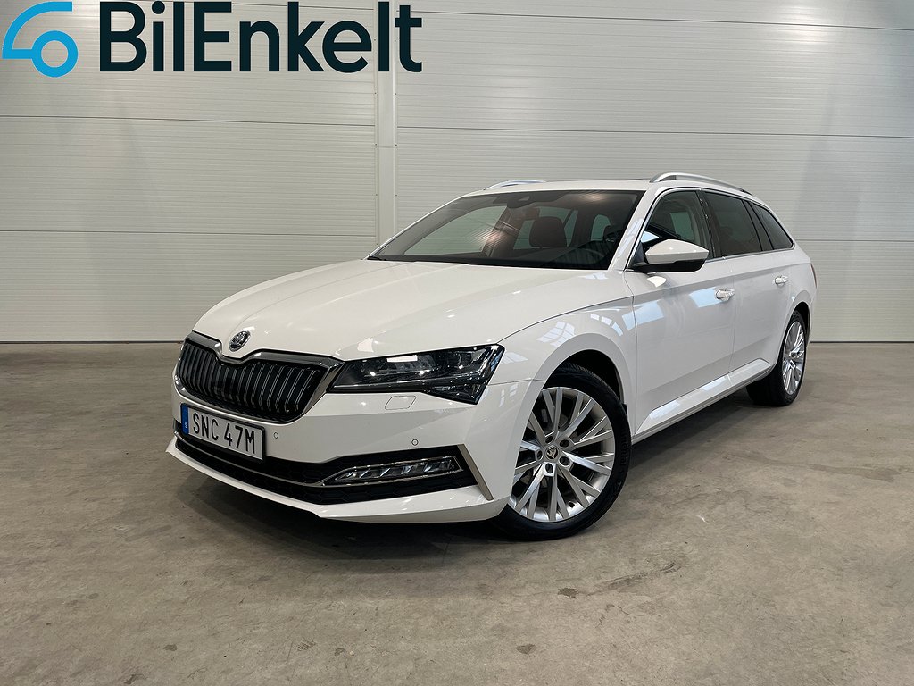 Skoda Superb iV Kombi 1.4 Business Adv Pano Kamera Värmare 2021 218hk