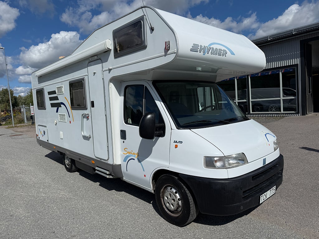 Fiat Hymer Swing 644 CL 2.8 JTD 128hk 6 bälten Fukttestad Svensksåld