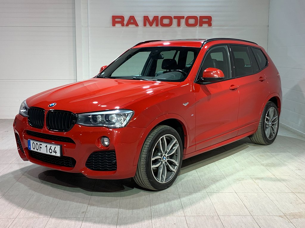 BMW X3 xDrive30d M-Sport -Backkamera - Nyservad - Nya däck 2015