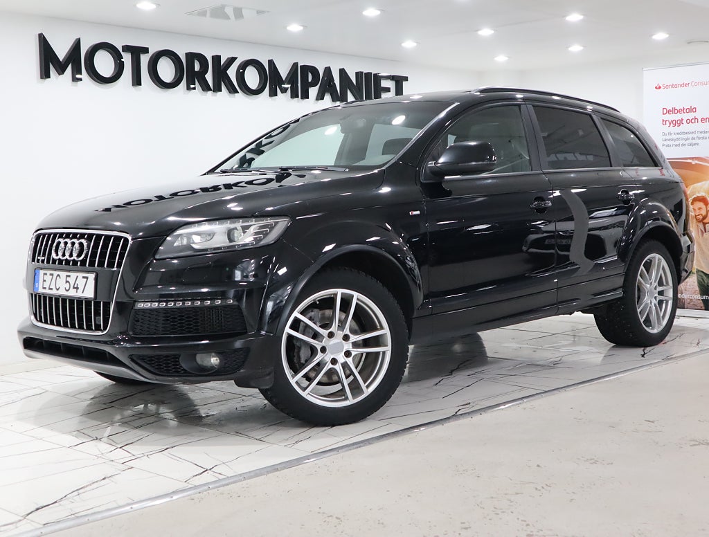 Audi Q7 3.0 TDI V6 Quattro S-Line 7-Sits Panorama Navi Drag