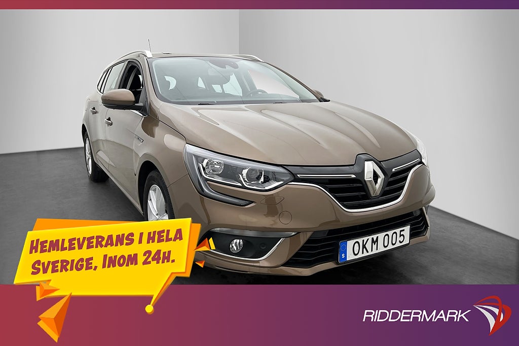 Renault Mégane Grandtour 1.2 TCe Navi Sensorer En-Brukare