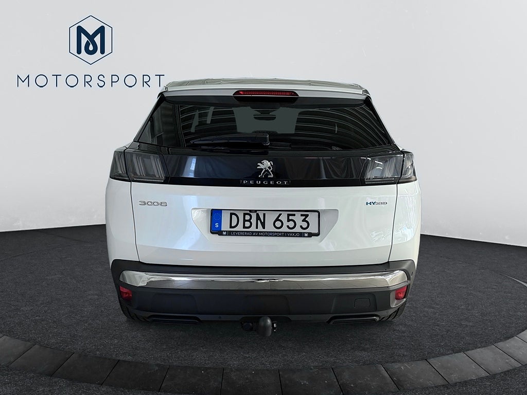 Peugeot 3008 HYBRID 224hk Aut Dragkrok Farthållare Helljusassistent bild 6