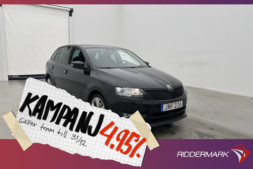 Skoda Rapid Spaceback TSI Monte Carlo Pano Sens 4,95% Ränta