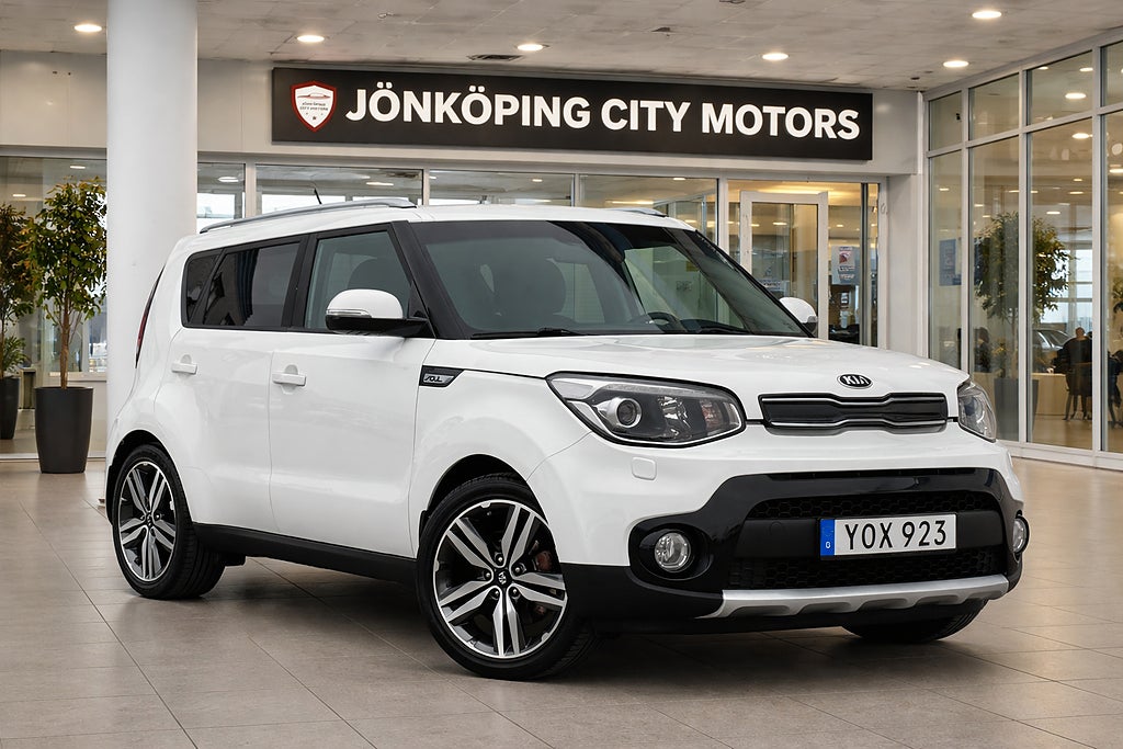 Kia Soul 1.6 CRDi DCT GLS Euro 6 Dragkrok Bakkamera Navi 