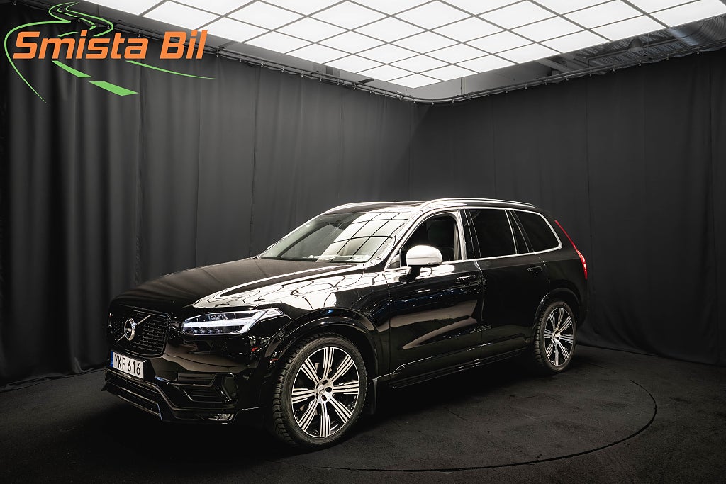 Volvo XC90 D5 AWD R-Design 7-sits B&W PANO LUFT DRAG 360° HUD