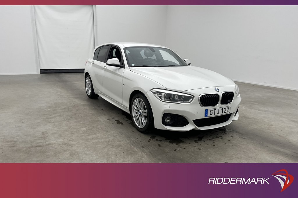 BMW 118 i 136hk M Sport Sensorer Välserv Låg-skatt 0,53L/mil