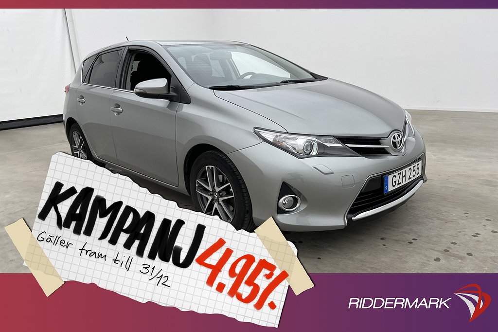 Toyota Auris Valvematic 132hk Feel Kamera Farthå 4,95% Ränta