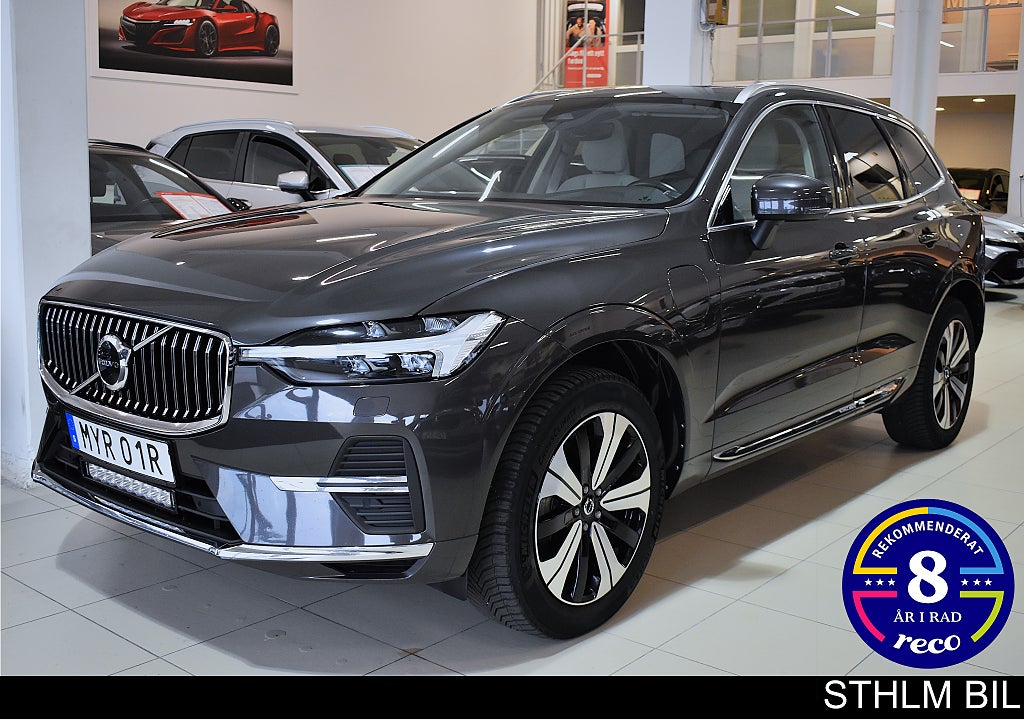 Volvo XC60 Recharge T6 AWD Plus Bright Läder Pano Google Värm Drag