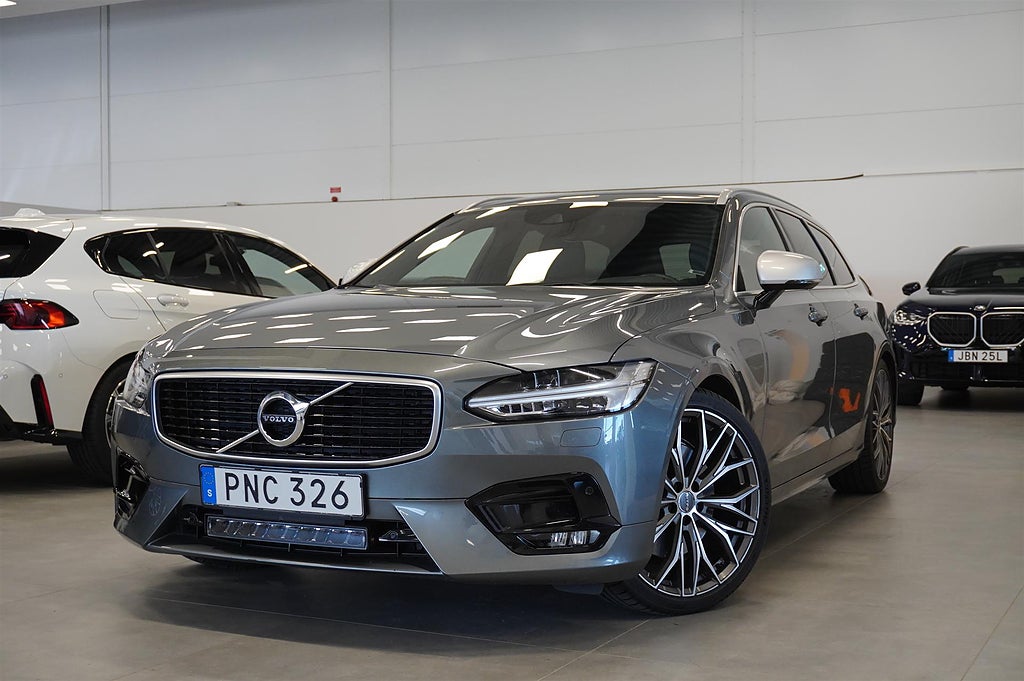 Volvo V90 D5 AWD R-Design HUD Drag Navi Moms | Ränta 1,99%