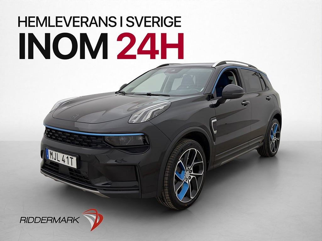 Lynk & Co 01 PHEV 261hk Pano Infinity Kamera Elstol CarPlay