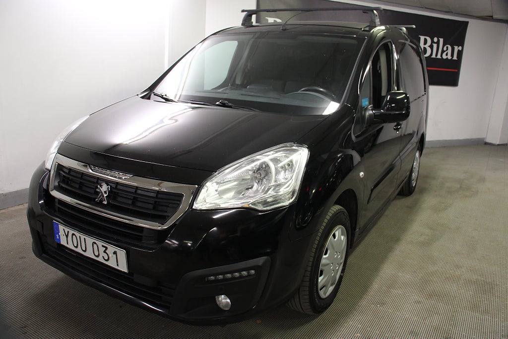 Peugeot Partner Van Utökad Last 1.6 BlueHDi EGS Automat Lång Drag inred