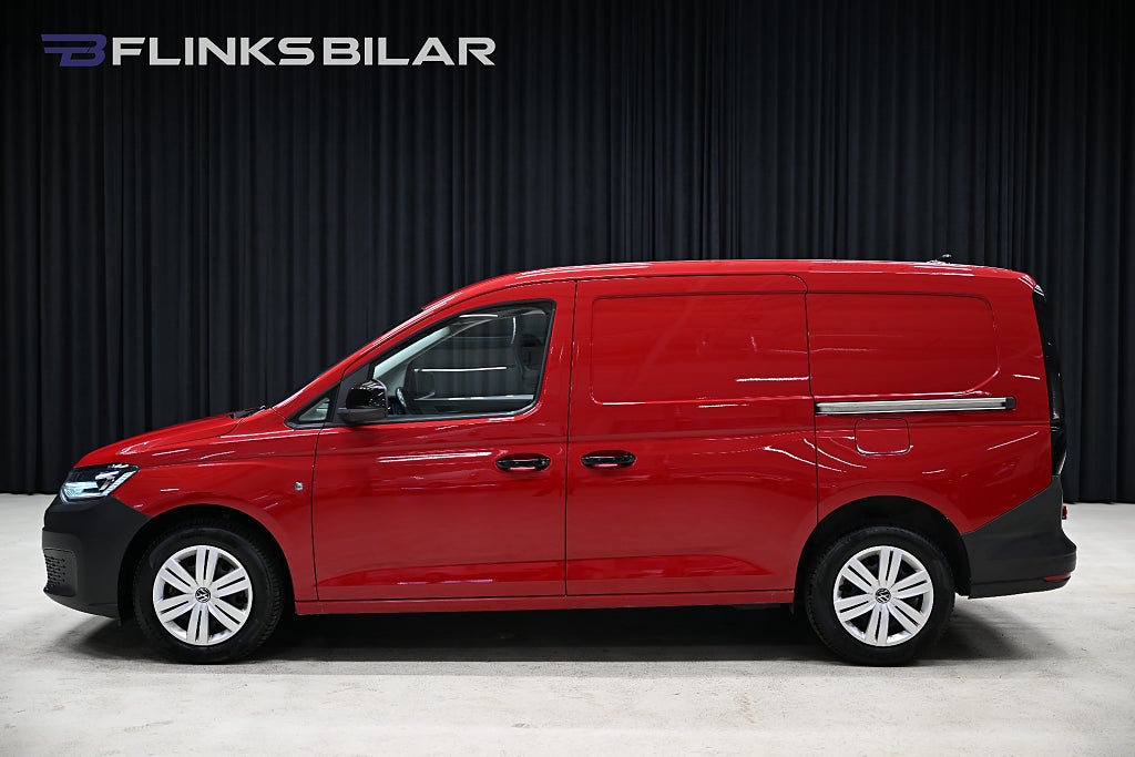 Volkswagen Caddy Maxi DSG 122HK Dubbeldörr|LED|Inredd|GPS|Backkamera|Leasbar