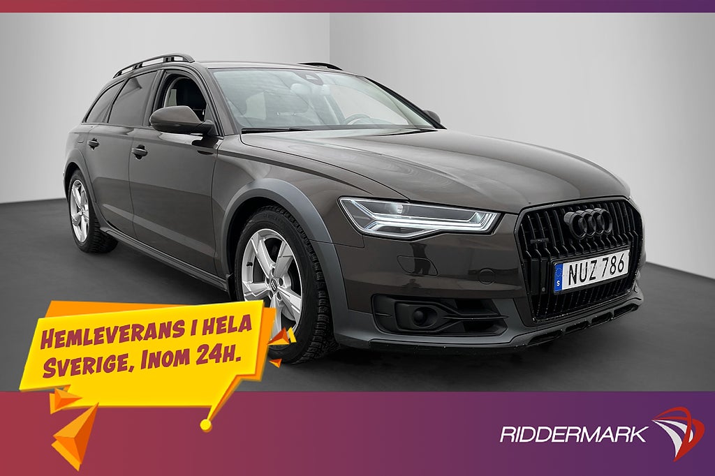 Audi A6 Allroad Quattro 3.0 V6 272hk Värmare Kamera Dragkrok