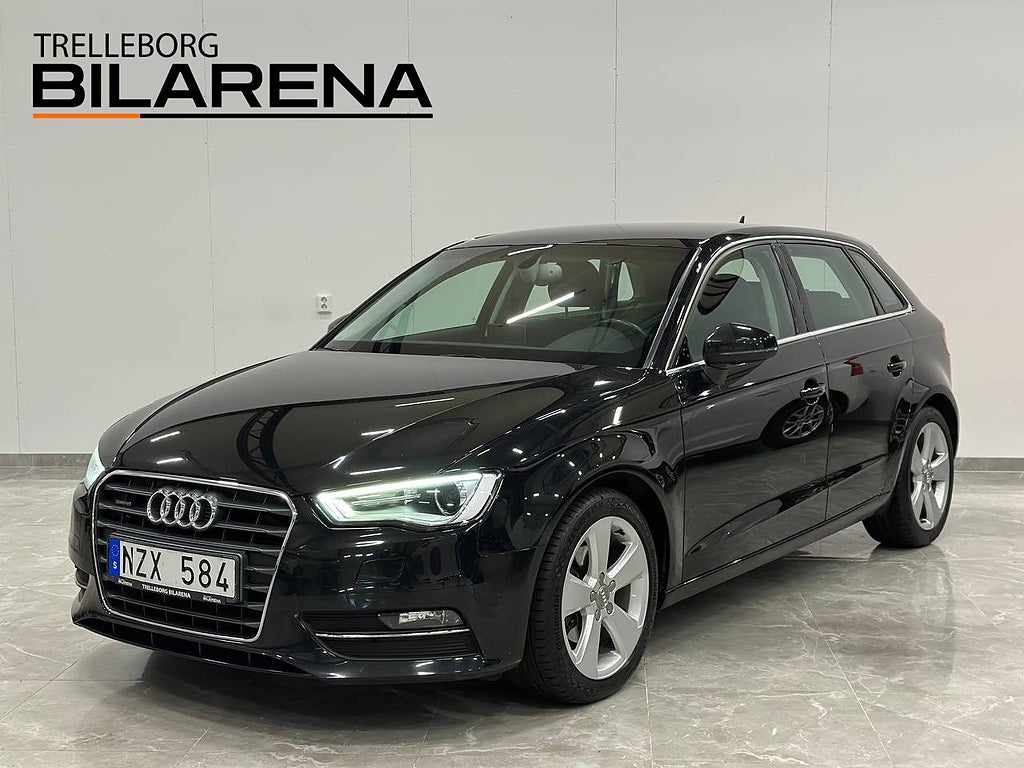 Audi A3 Sportback 2.0 TDI quattro Manuell, 150hk Ambition, Comfort