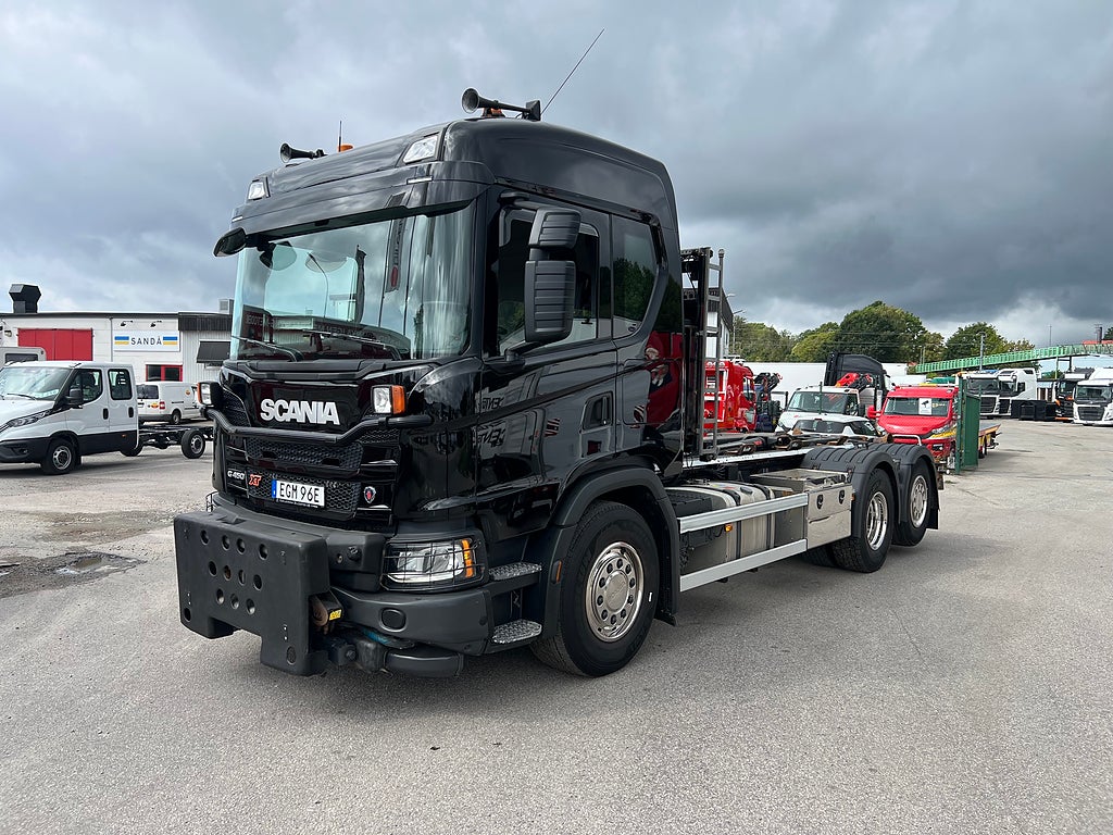 Scania G450 6x2*4 XT Lastväxlare, Fullt Plogutrustad