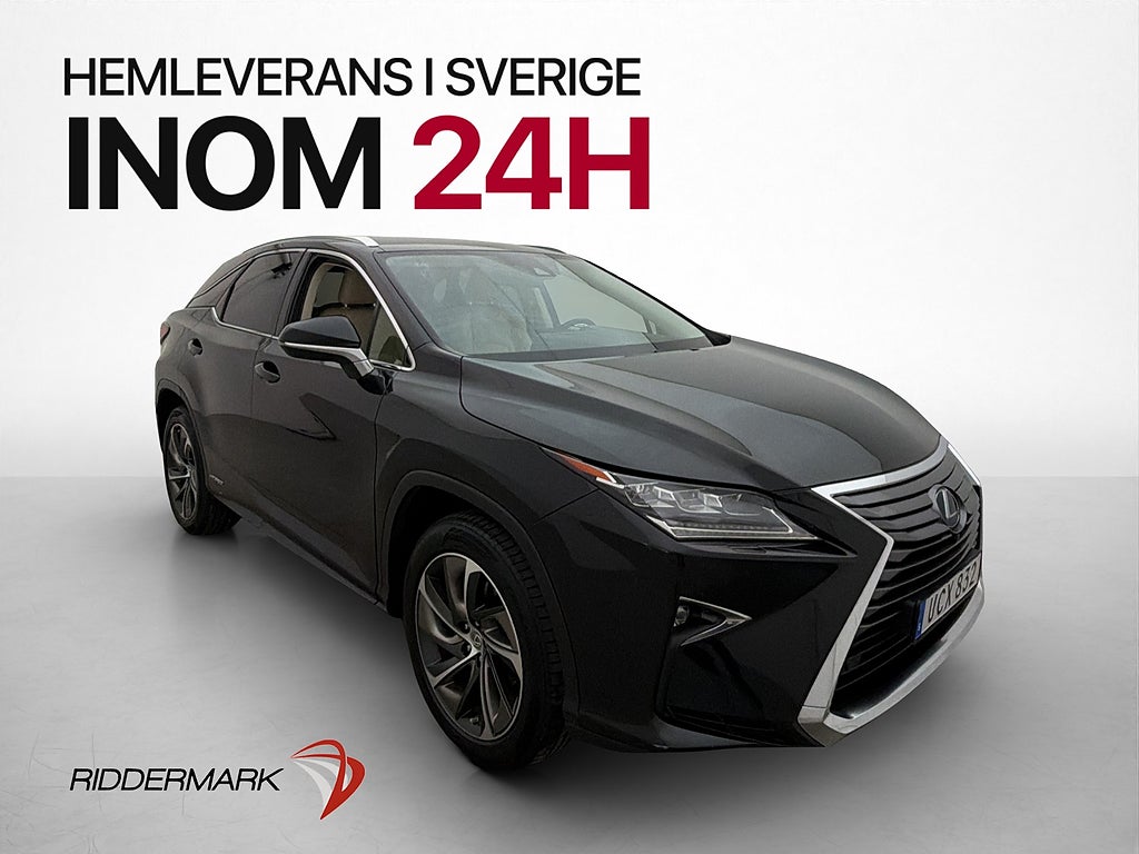Lexus RX 450h AWD 313hk Executive M&L HUD Värmare Drag Läder