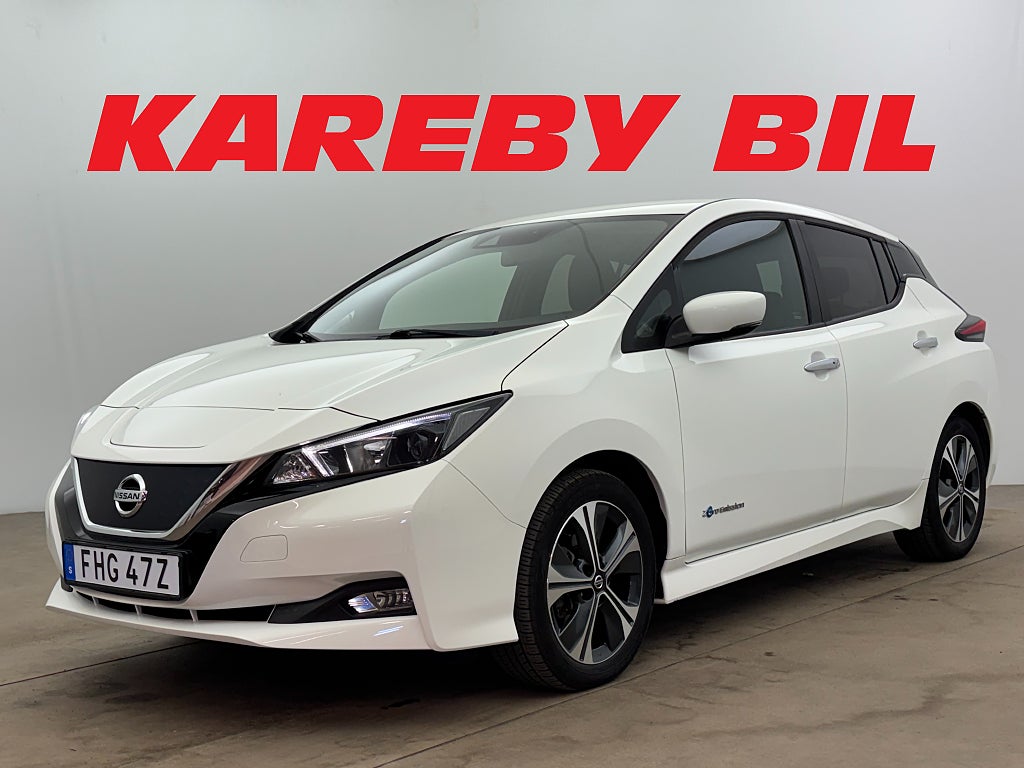 Nissan Leaf 40kWh Backkamera Navi Carplay Rattvärme