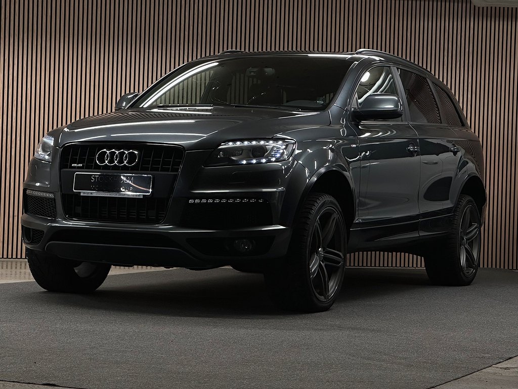 Audi Q7 4.2 TDI V8 QUATTRO/ S-LINE BLACK/ 7-SITS/ PANO/340HK 