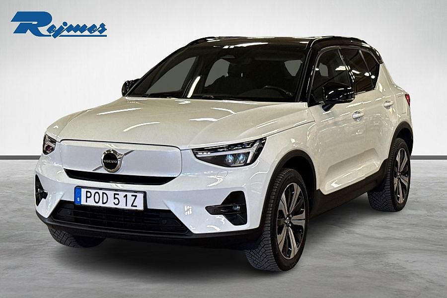 Volvo XC40 Recharge Twin Plus/Dragkrok/ 93% batterihälsa