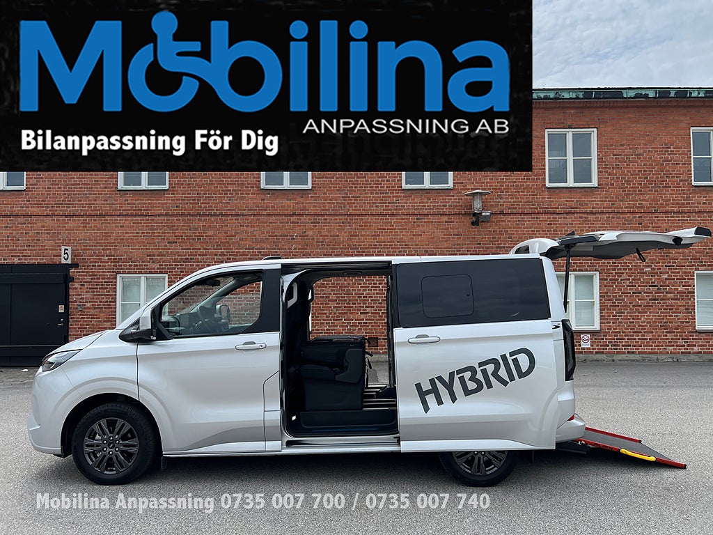 Ford Tourneo Custom Handikappanpassad - Plug-in Hybrid