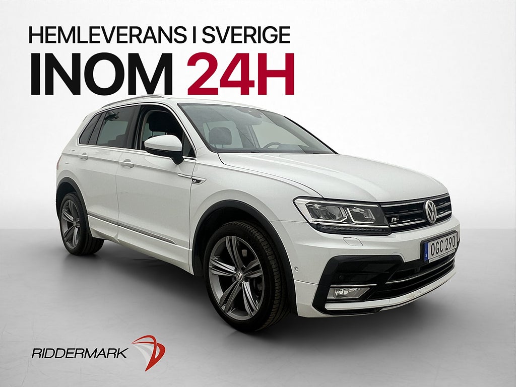 Volkswagen Tiguan 2.0 4Motion 180hk R-Line Värm Drag CarPlay