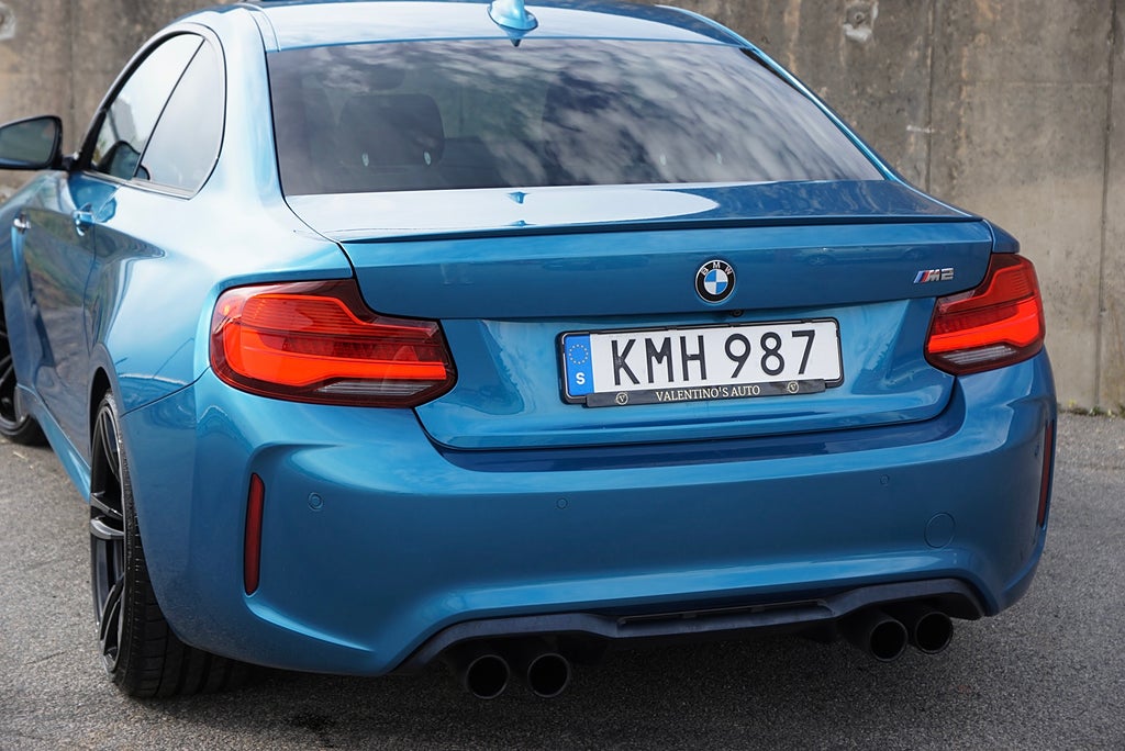 BMW M2 Manuell LCI 370hk|Låga Mil|1-Ägare|H&K|Lucka|SE SPEC|