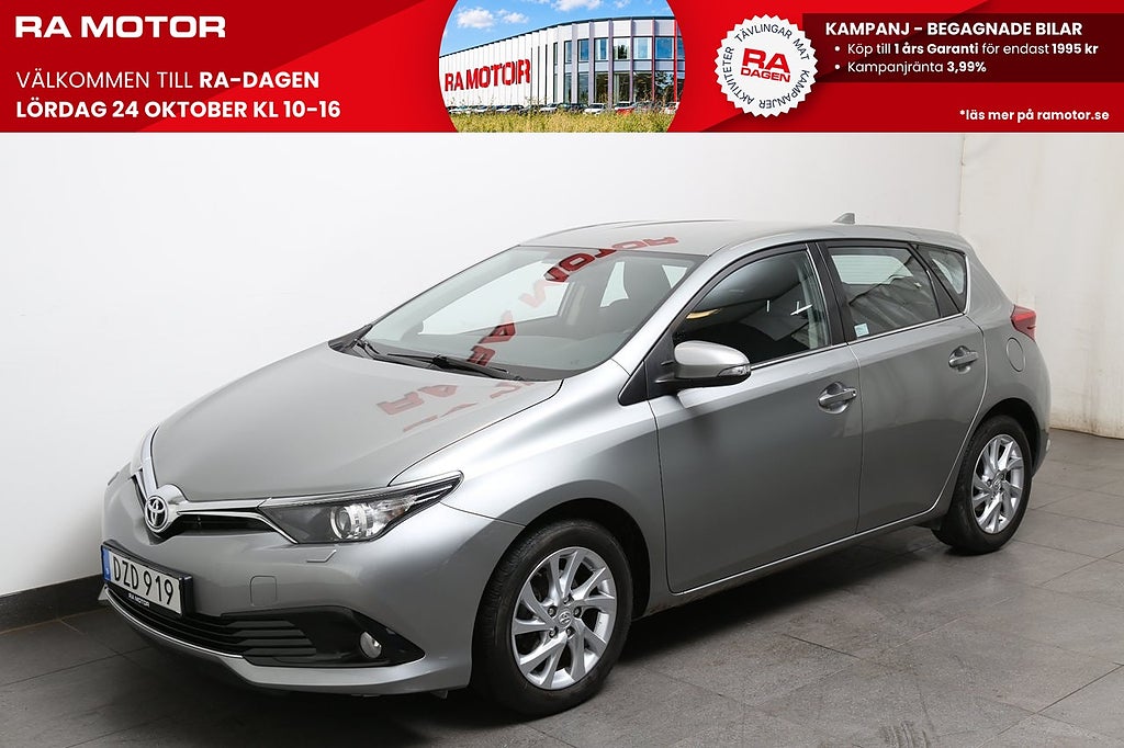 Toyota Auris 1,2 Turbo Active 5D Kamera Motorvärmare 2016
