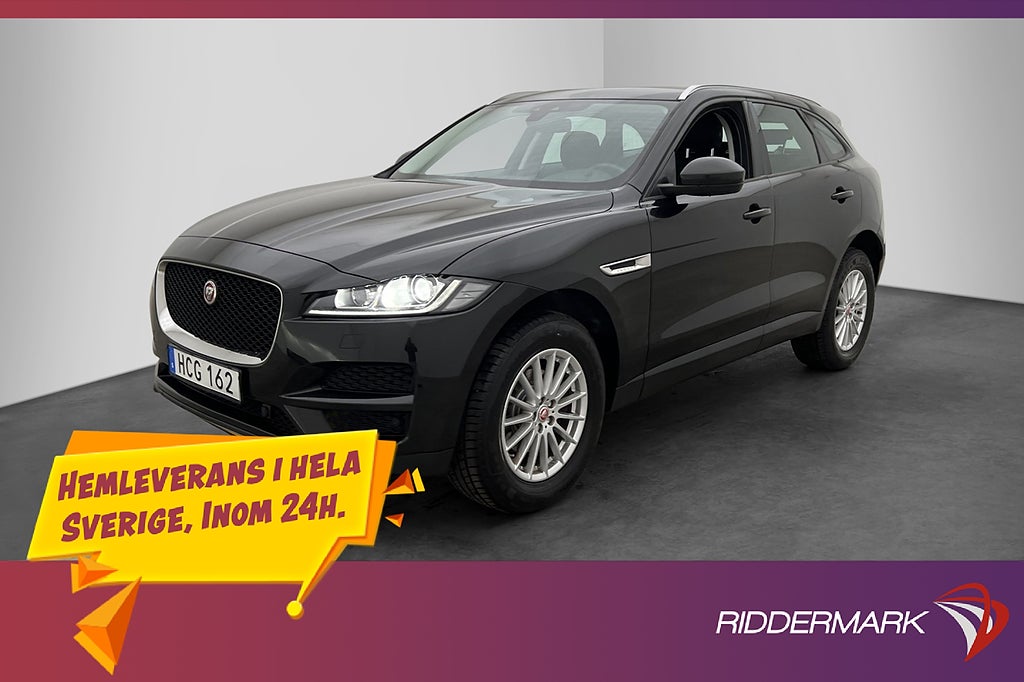 Jaguar F-Pace 20d AWD Comfort Edtn Kamera Rattvärme Nav Drag