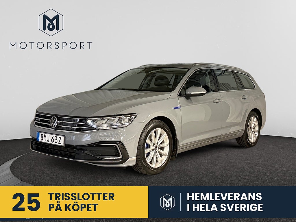 Volkswagen Passat Sportscombi GTE DRAG Värmare Navi Adap-farth Carplay