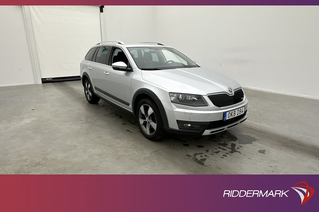 Skoda Octavia Scout TDI 4x4 184hk Premium Canton Kamera Drag