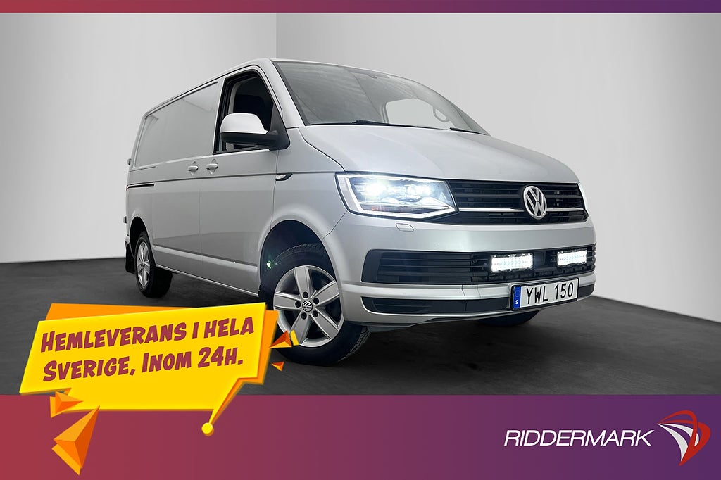 Volkswagen Transporter 2.0TDI Värmare PDC 3-Sits Dragkrok