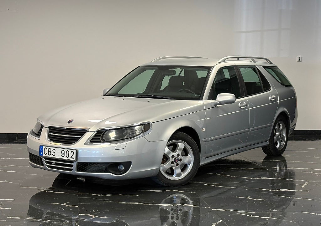 Saab 9-5 SportCombi 2.3t BioPower Vector Nybesiktigad 185Hk