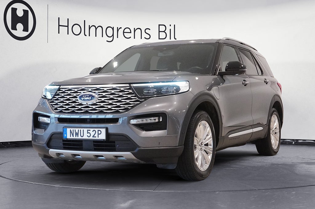 Ford Explorer 2,95% ränta Platinium 3.0T Plug-In Hybrid Panorama 457hk