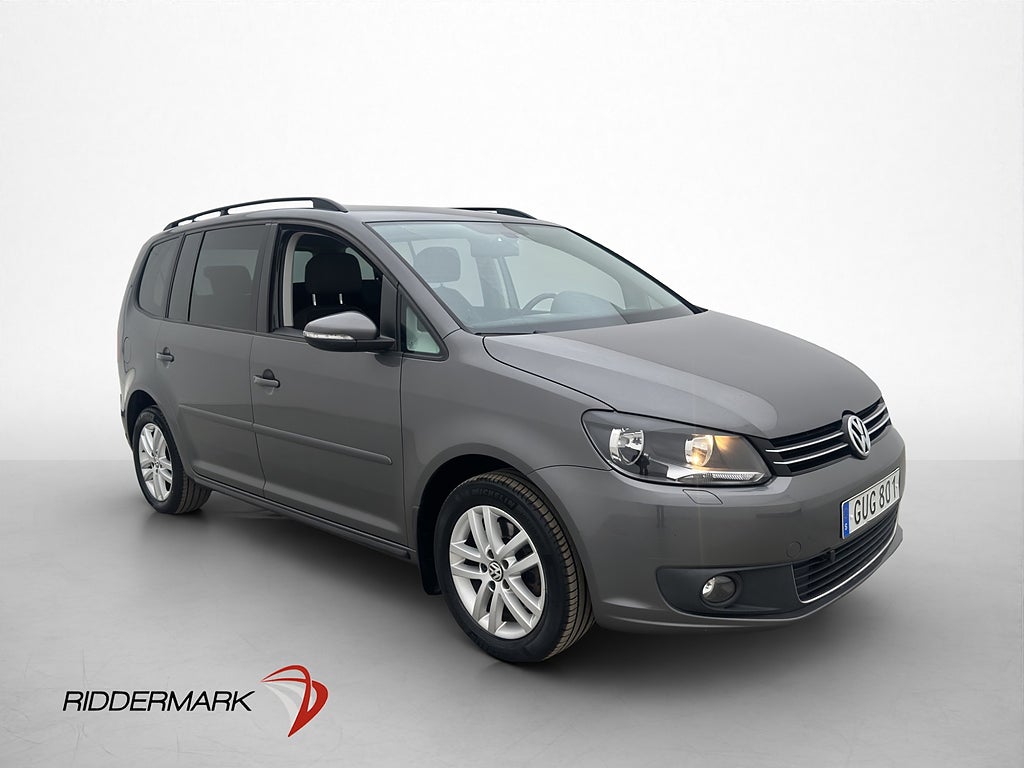 Volkswagen Touran 1.4 TSI 140hk 7-sits Värmare Kamera Drag