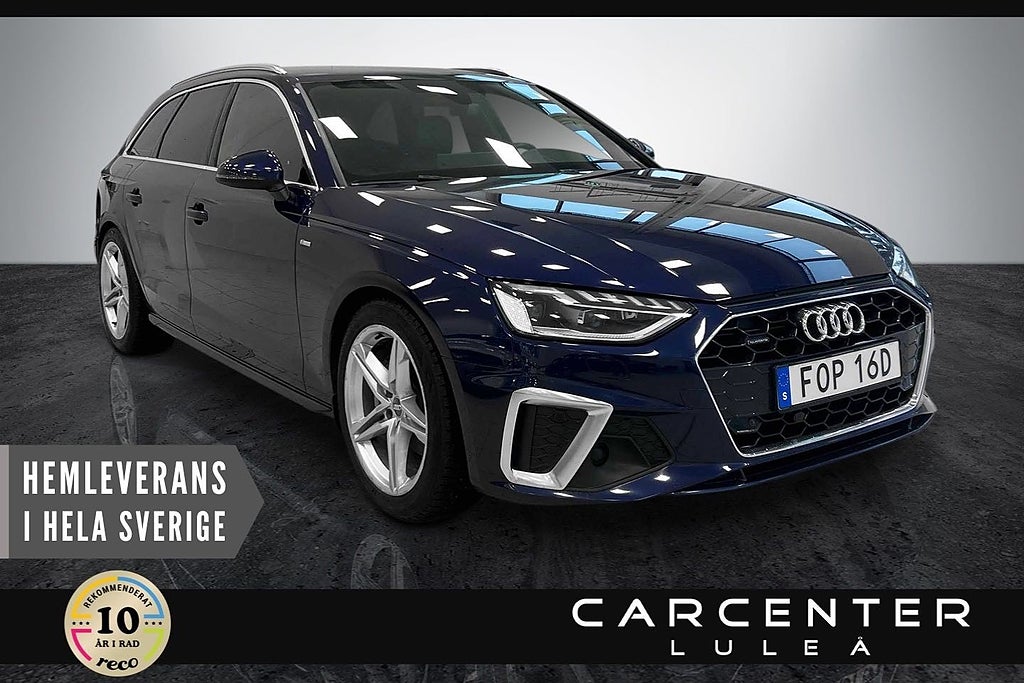 Audi A4 Avant 40 TDI Quattro S Line Cockpit/Dvärm/Drag/Matrix