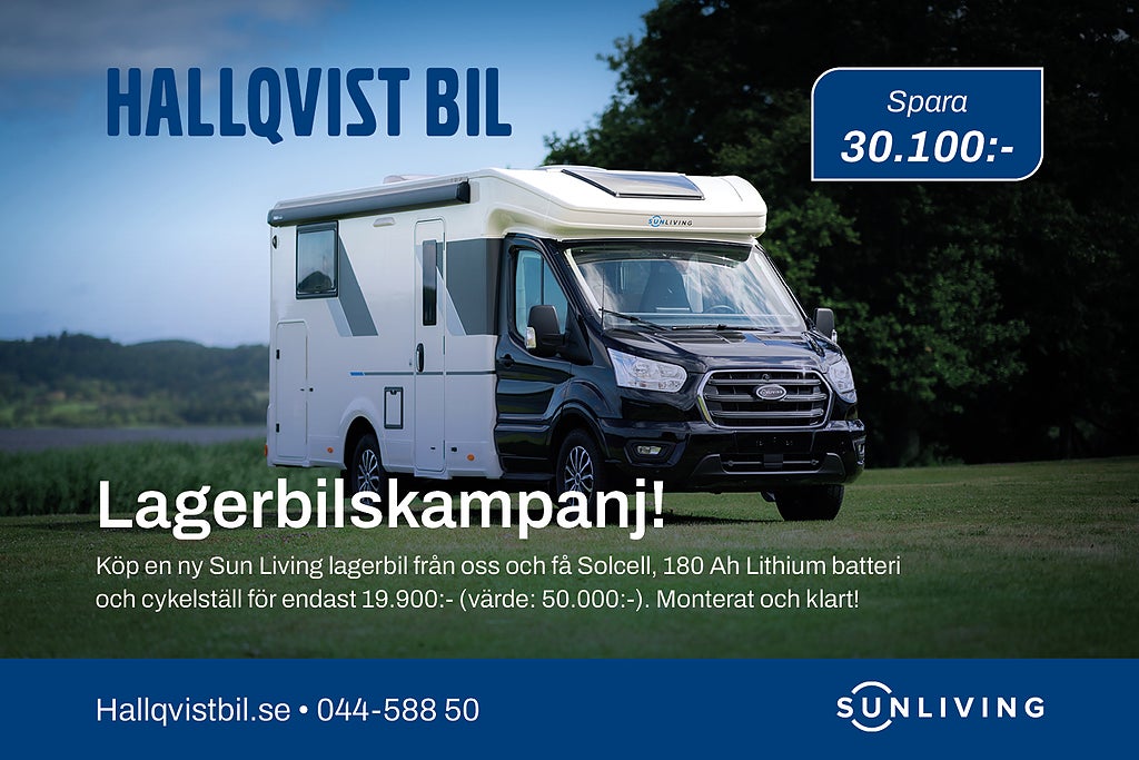 Sun Living S75SL Automat Långbädd Adaptiv Farthållare LAGERBIL #2