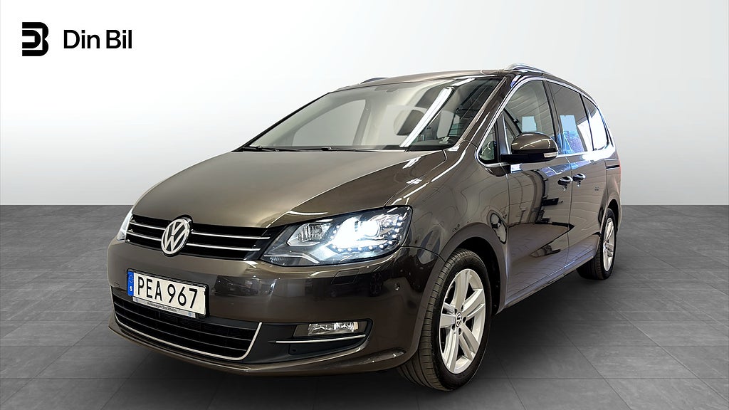 Volkswagen Sharan 2.0 TDI 184 hk 4 Motion DSG 7-sits | Drag | Värmar