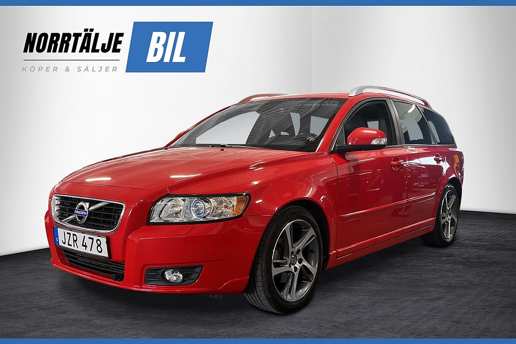 Volvo V50 D2 115 HK  CLASSIC DRAG M&K PDC SKINN KAMREM BYTT 17"